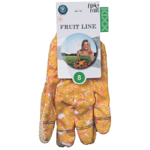 Rokavice FUNKY FRUIT bombažne s PVC pikami - slika 2