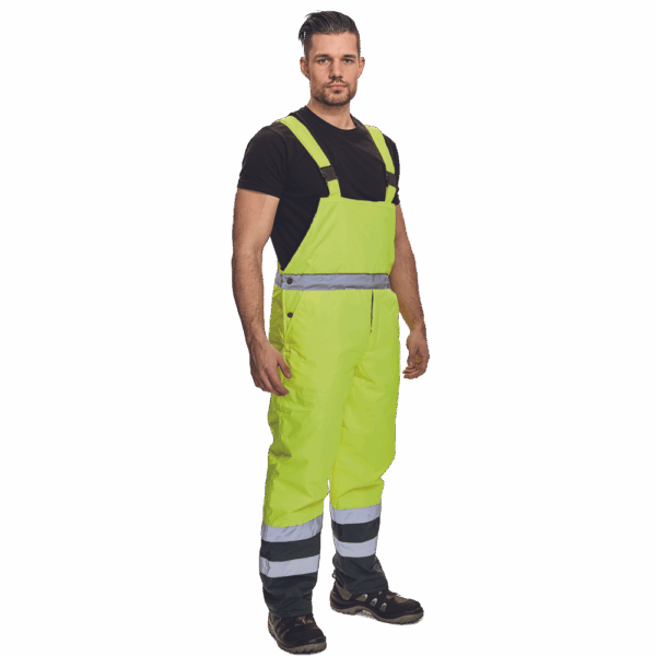 PADSTOW hlače z naramnicami HV - slika 3