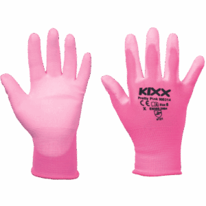 PRETTY PINK rokavice PU dlan