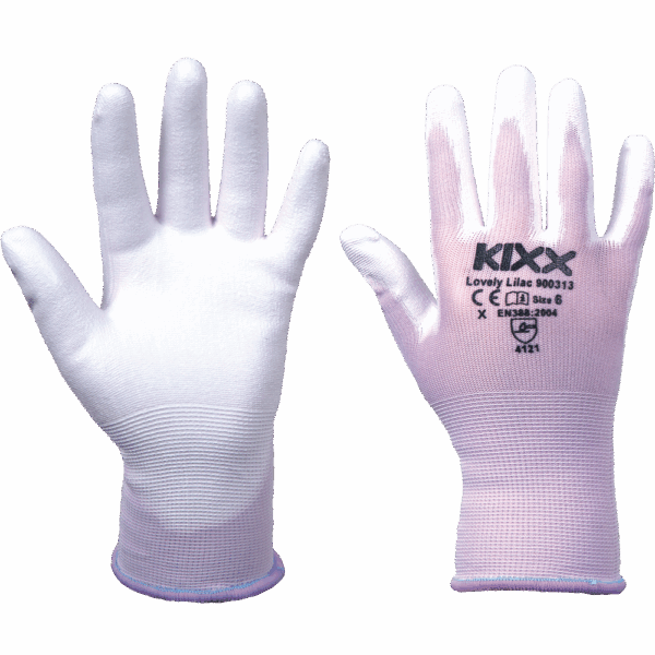 Rokavice LOVELY LILAC PU dlan