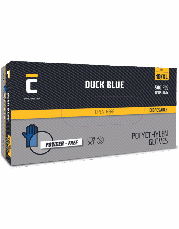 DUCK BLUE rokavice za enkratno uporabo. polietilen - slika 3