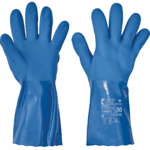 Rokavice NIVALIS s polnim potapljanjem v modrem PVC