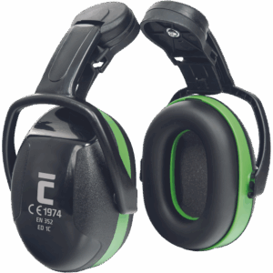 ED 1C ščitniki za ušesa s čelado EAR DEFENDER zeleni