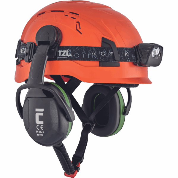 ED 1C ščitniki za ušesa s čelado EAR DEFENDER zeleni - slika 2