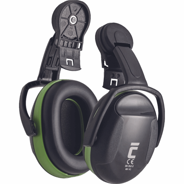ED 1C ščitniki za ušesa s čelado EAR DEFENDER zeleni - slika 4