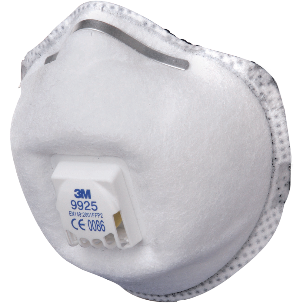 3M 9925 Resp.FFP2,valve,for welding