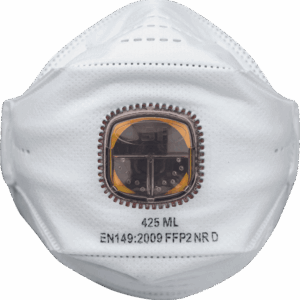 JSP SpringFit FFP2 425ML respirator + ventil