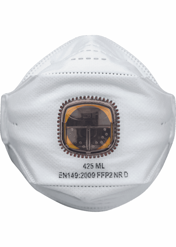 JSP SpringFit FFP2 425ML respirator + ventil