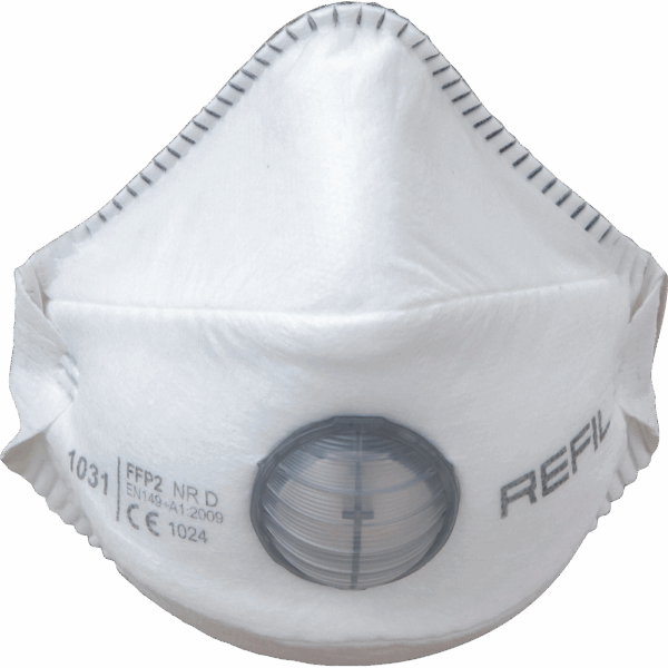 REFIL 1031 respir. FFP2 vnaprej oblikovan zračnik - slika 2