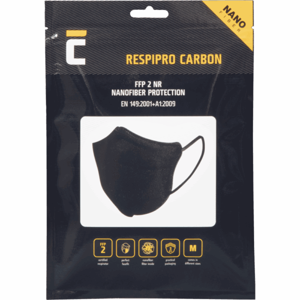 RespiPro Carbon FFP2 25 kosov respiratorjev - slika 3