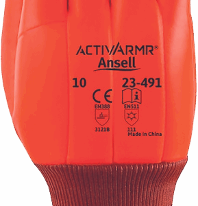 Ansell 23-491 Zimske rokavice Hi-Viz