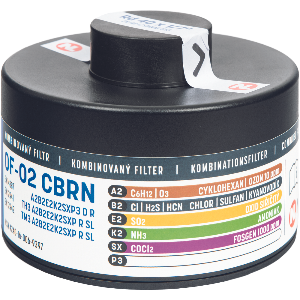 OF-02 CBRN A2B2E2K2SXP3 DR filter f. CM6
