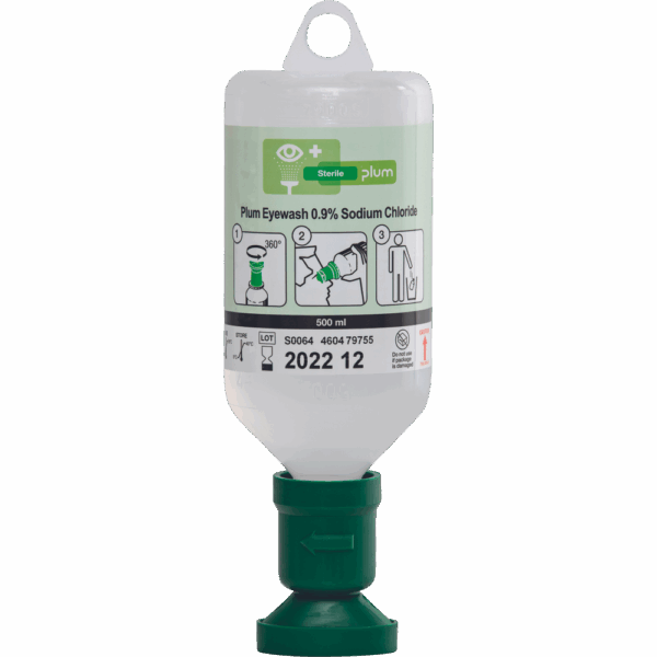 PLUM 4604 Očesna raztopina 500ml 0,9% NaCl