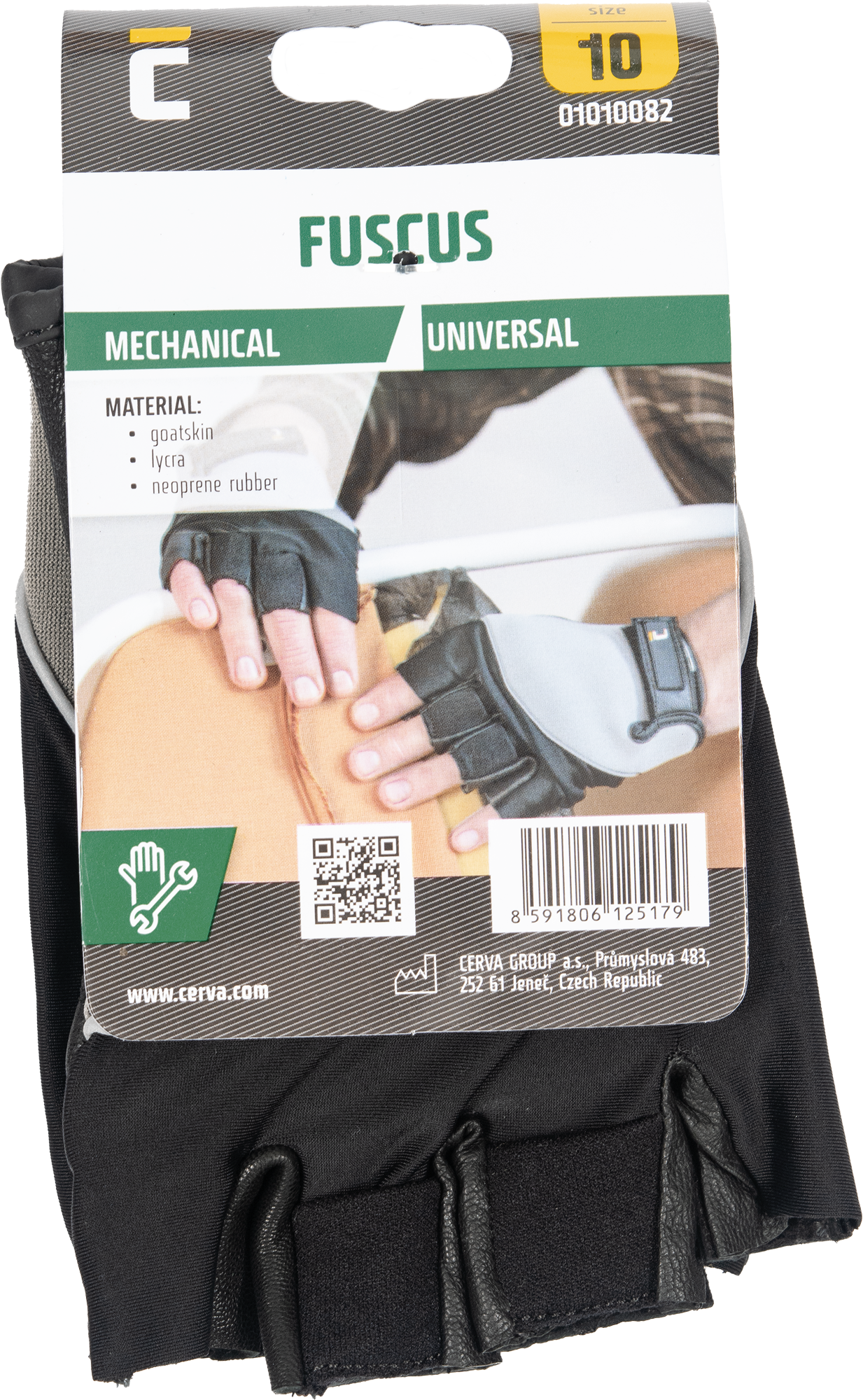 Kombinirane rokavice FUSCUS z mehurčki