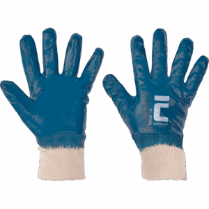 rokavice ROLLER, v celoti namočene v nitril