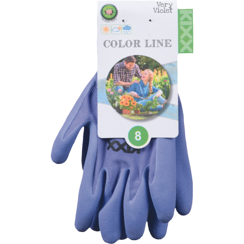 VERY VIOLET rokavice iz najlona in lateksa na dlani - slika 2