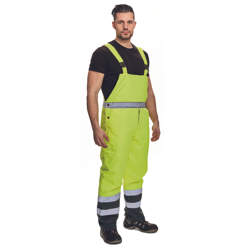 PADSTOW hlače z naramnicami HV - slika 3