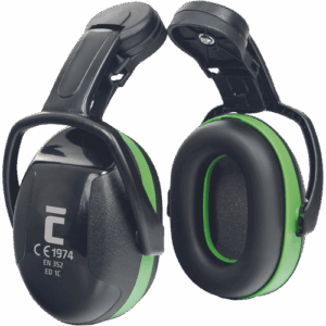 ED 1C ščitniki za ušesa s čelado EAR DEFENDER zeleni
