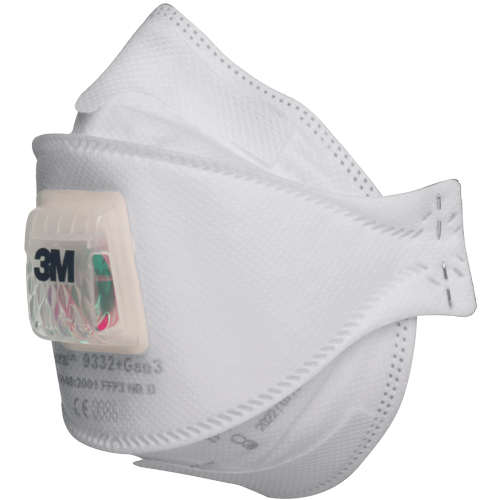 3M 9332+ GEN3 Aura Resp.FFP3 vent.