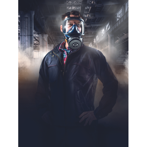 SR 200 Full Face Mask, Glass visor - slika 2