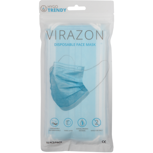 HYGOTRENDY VIRAZON 10pc mask 3-ply - slika 4