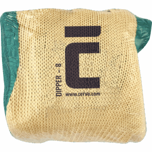 DIPPER VAM rokavice, namočene v lateks